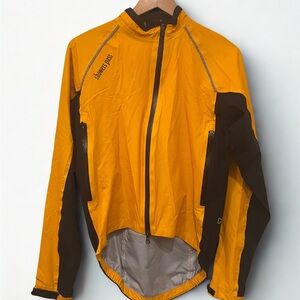 Showers Pass Men's Performance Cycling Jacket - Yellow and Black